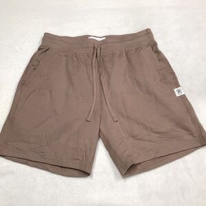 REIGNING CHAMP Terry Shorts Men M 30W Midnight Rose Workout Drawstring Stretch